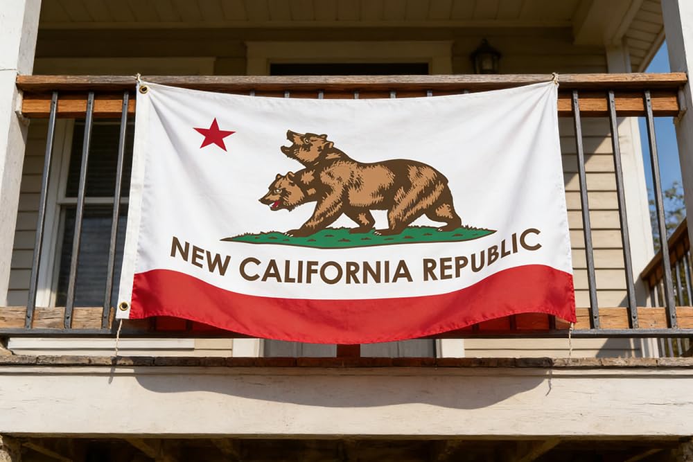 Amazon.com : AUKUTOCO NCR Flag New California Republic Banner for